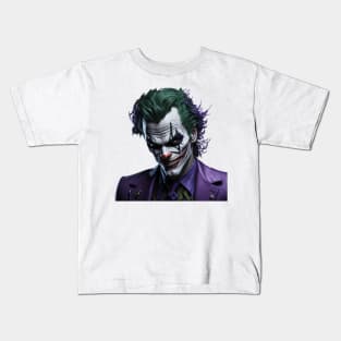 Clown With Menacing Look Kids T-Shirt